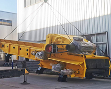 wood pallet crusher working video-how to make wood pallet into wood chip