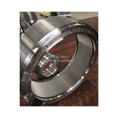 1.0mm To 2.5mm Feed Pellet Mill Ring Die X46Cr13 Stainless Steel Die
