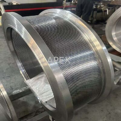 X46Cr13 Stainless Steel Pellet Mill Ring Die with 52-60 HRC and Customized Compression Ratio for Animal Feed